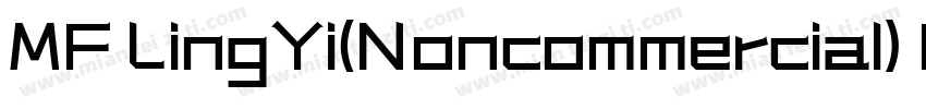MF LingYi(Noncommercial) Regular字体转换
